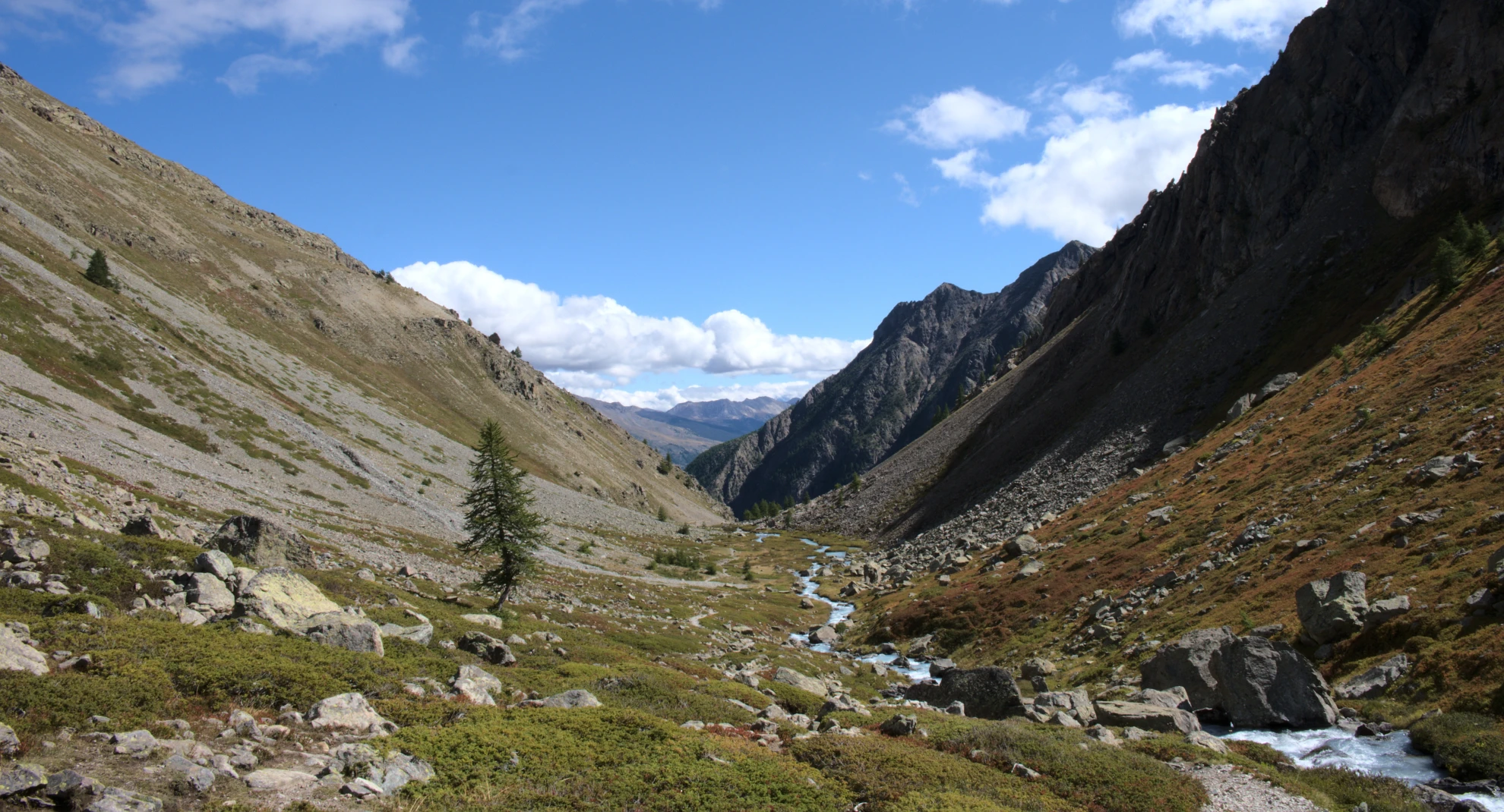 El sector del Col d'Arsine, a las puertas del glaciar