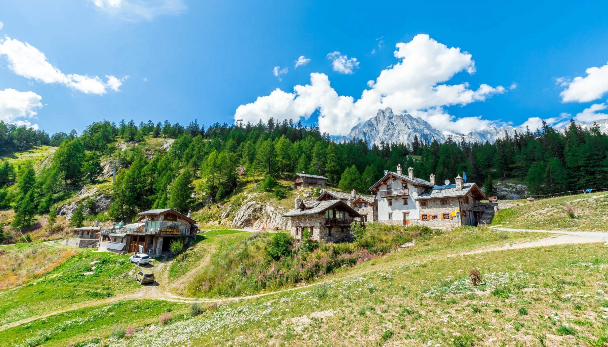 Gîte Le Randonneur du Mont Blanc en el Col Chécrouit