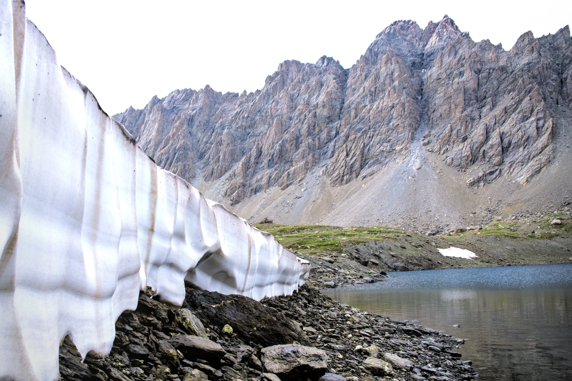El Lac des Neuf Couleurs, en el alto Ubaye
