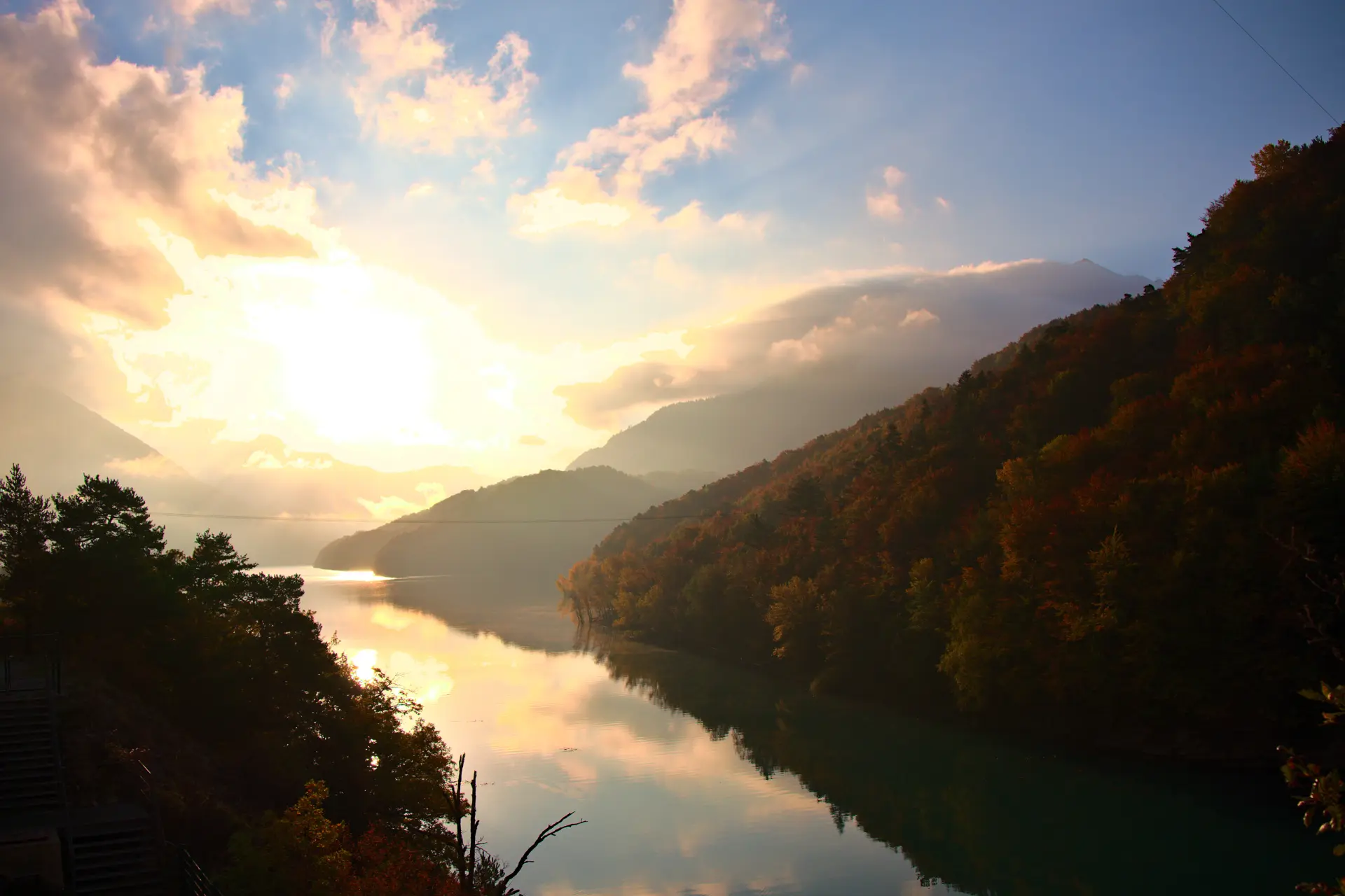 Amanecer Lac du Sautet