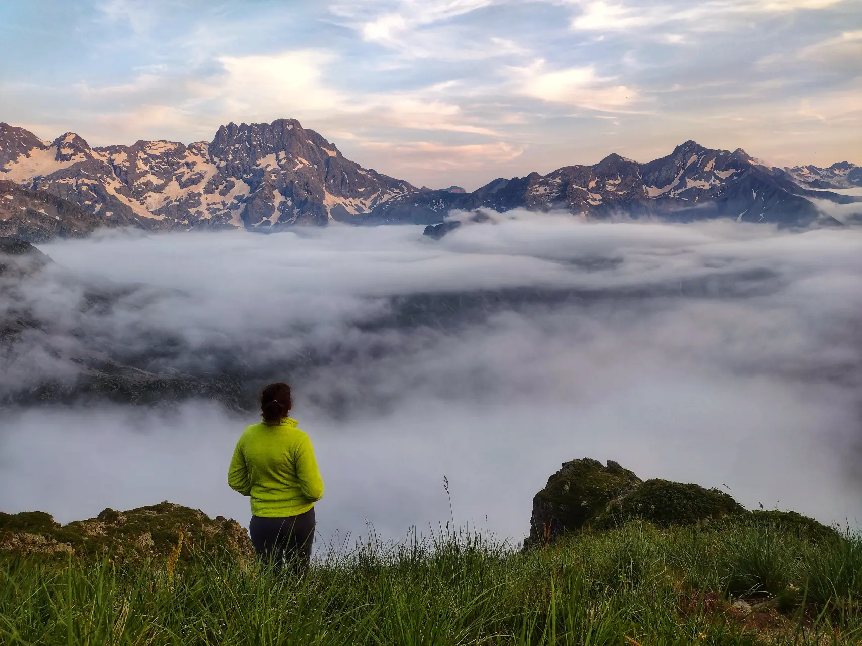 Mar de nubes Écrins