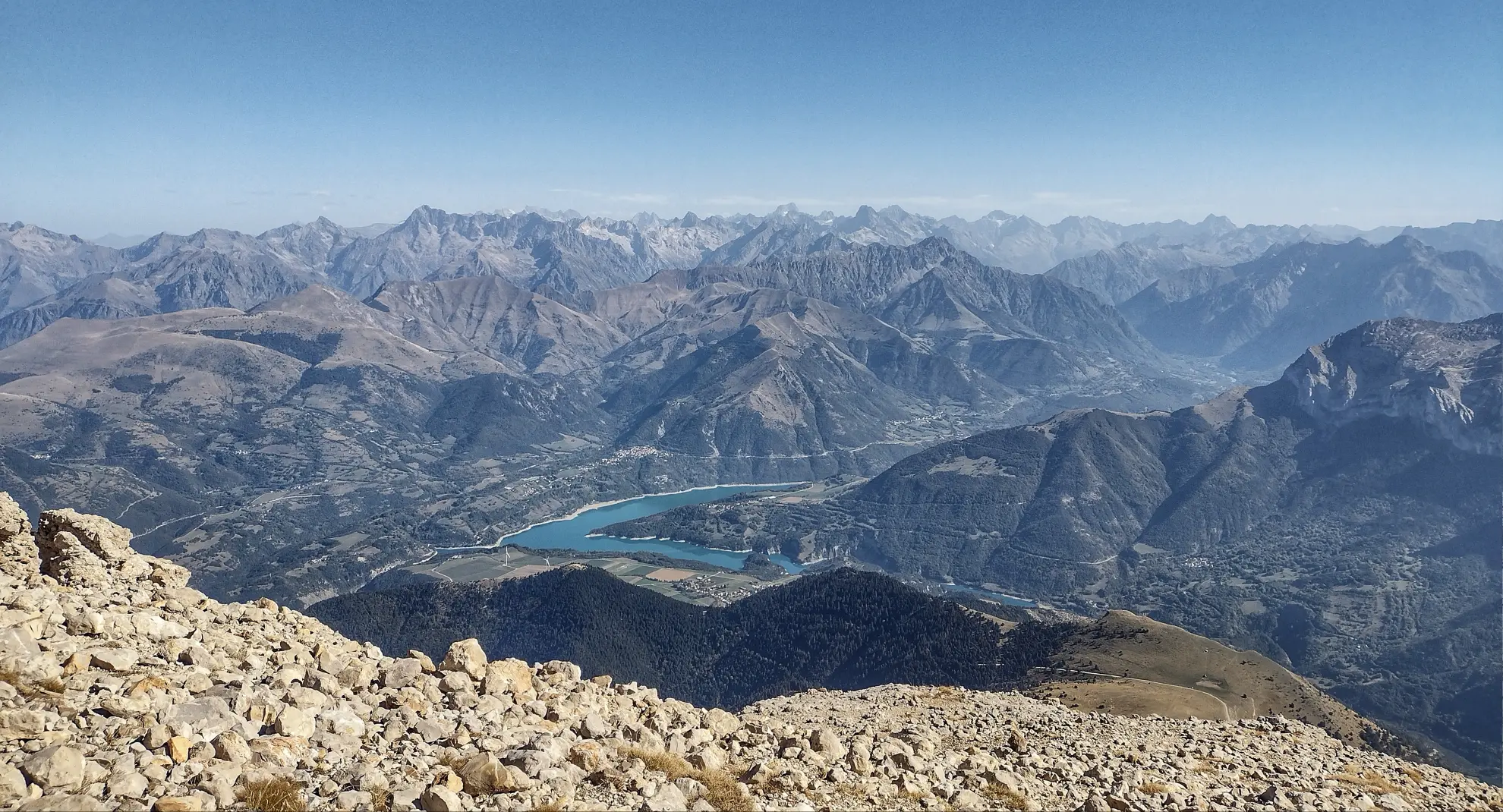 Panorama desde la cima de la Grande Tête de l'Obiou