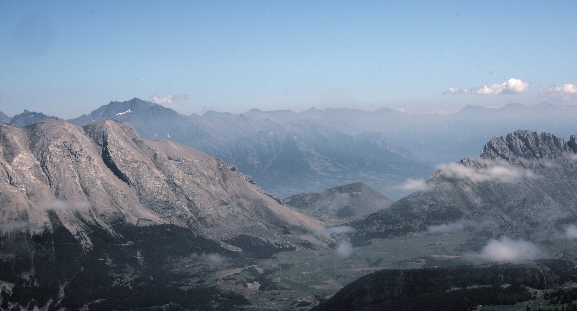 Panorama desde Rocher Rond en Devoluy