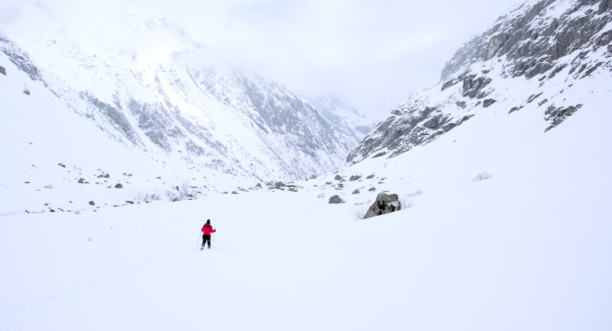 Raquetas de nieve en Écrins