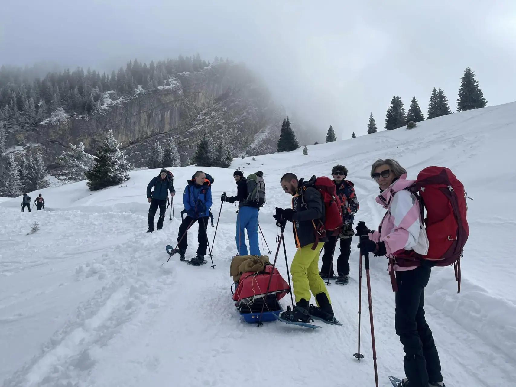 Raquetas iglú pulka