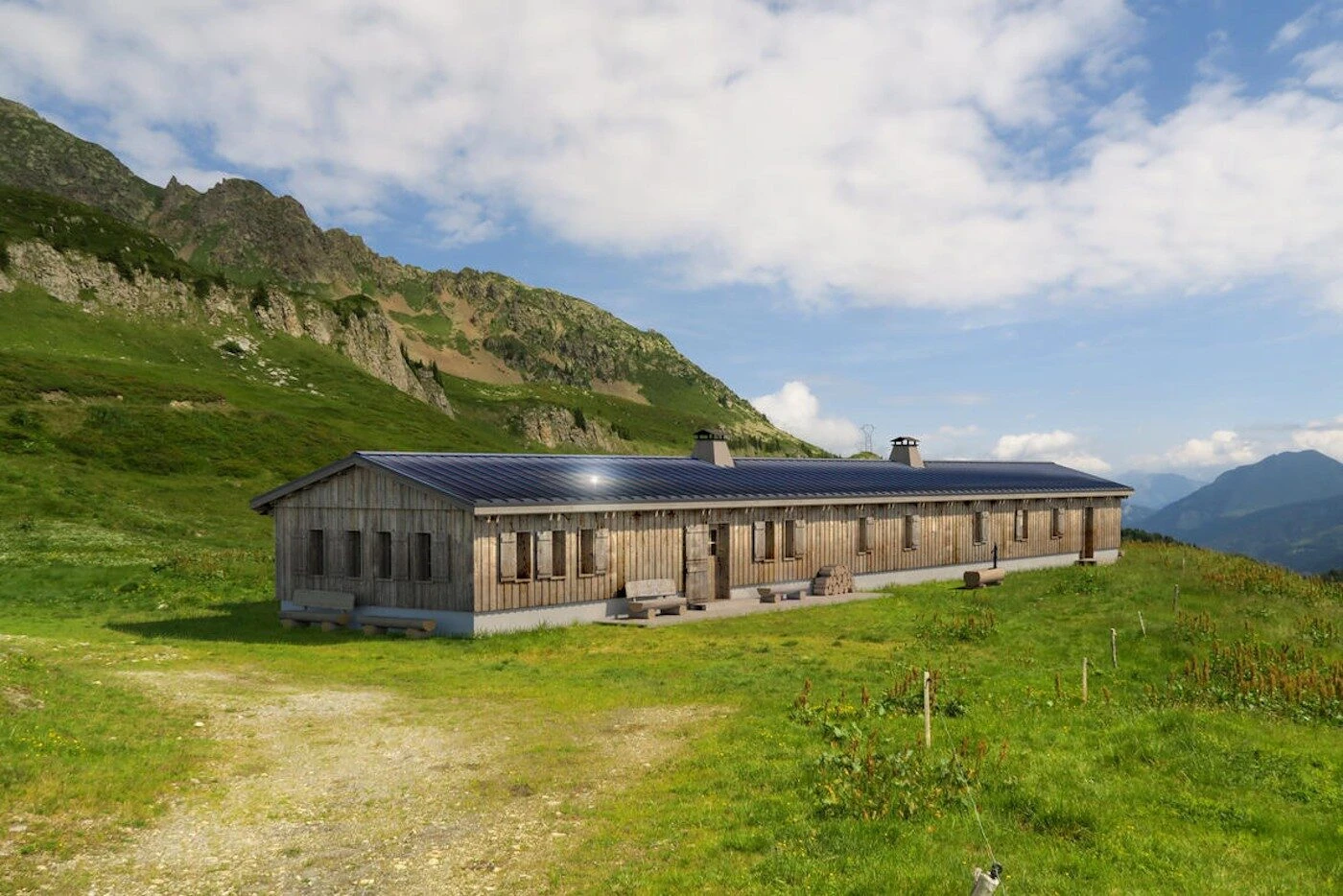 Refuge des Prés, pasto por encima de Les Contamines