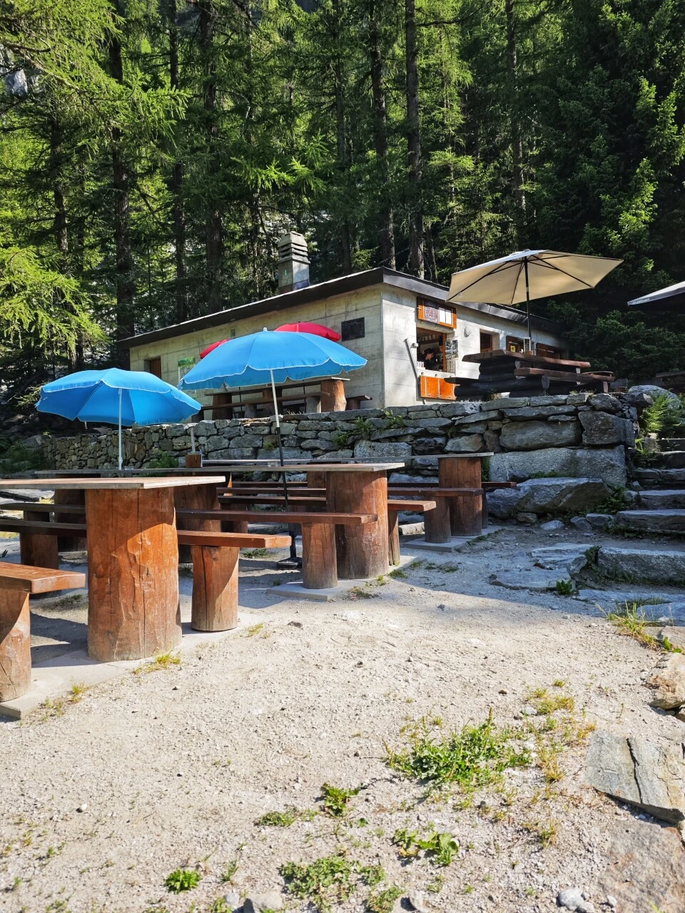 El Relais d'Arpette, última parada antes de la subida hacia la Fenêtre