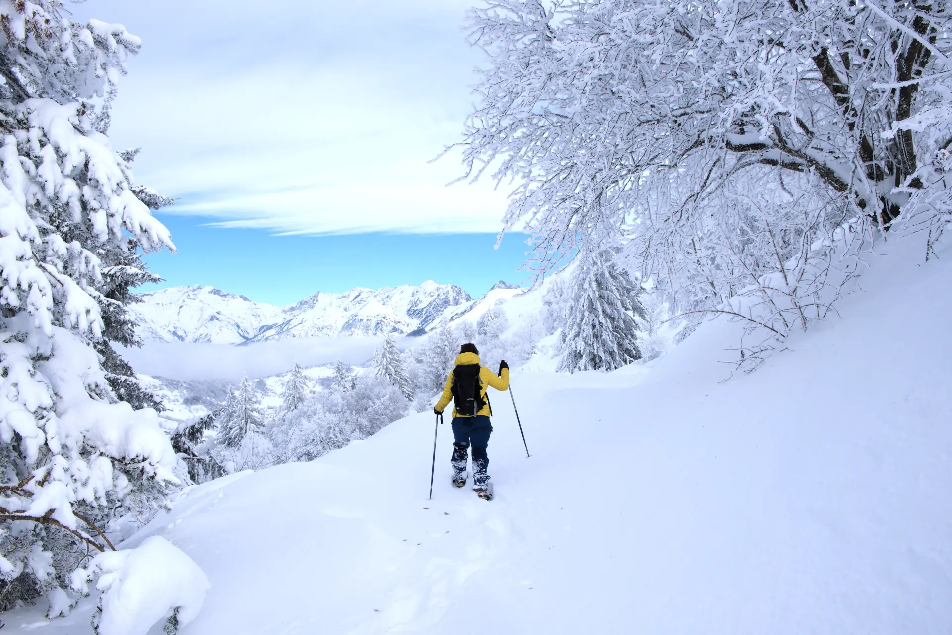 Estancia con raquetas de nieve en los Hautes-Alpes
