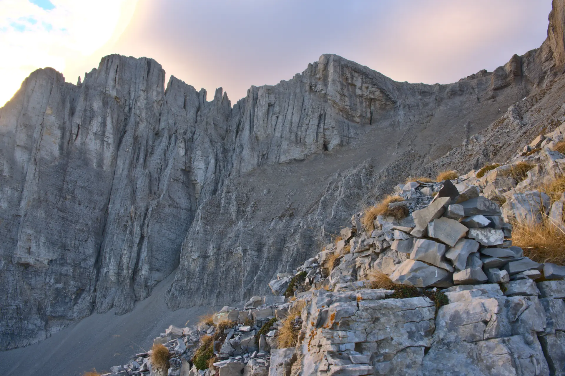 Sendero hacia el Obiou