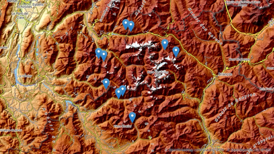 Mapa de 10 lagos de alta montaña en los Écrins y lo que no cuenta la postal — Altimood